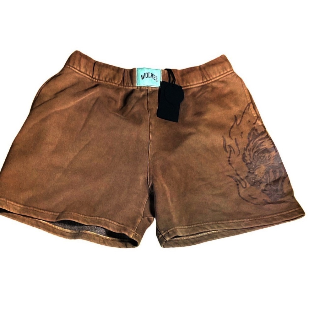 Darc Sport Fired Up Patch Liam Sweat Shorts Norse Brown XL Limited 315/1000 NEW